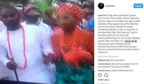 Woman Who Rubbed A Bride
